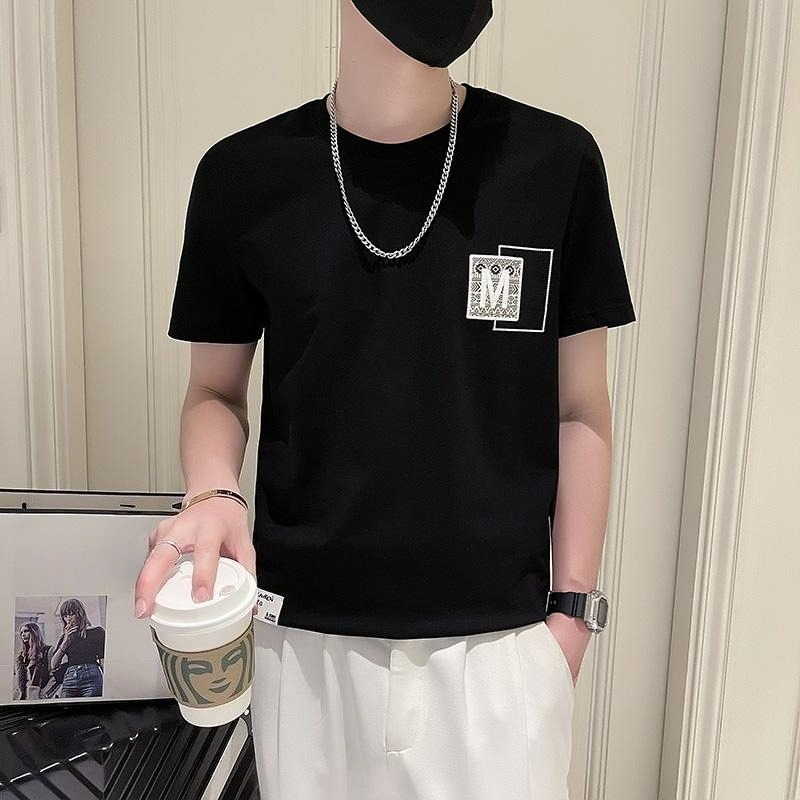 Trendy Men Short Sleeve Top Su - Korean Men Lifestyle avis et prix
