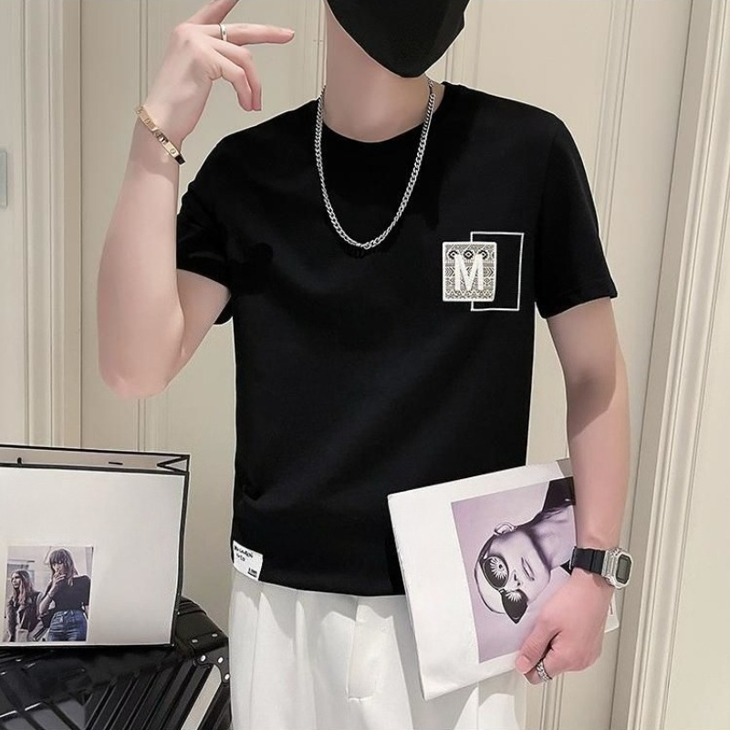 Trendy Men Short Sleeve Top Su - Korean Men Lifestyle avis et prix