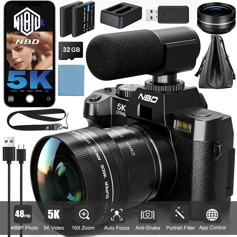 NBD 5K&48MP Digital Cameras Ph - Korean Lifestyle Vlog avis et prix