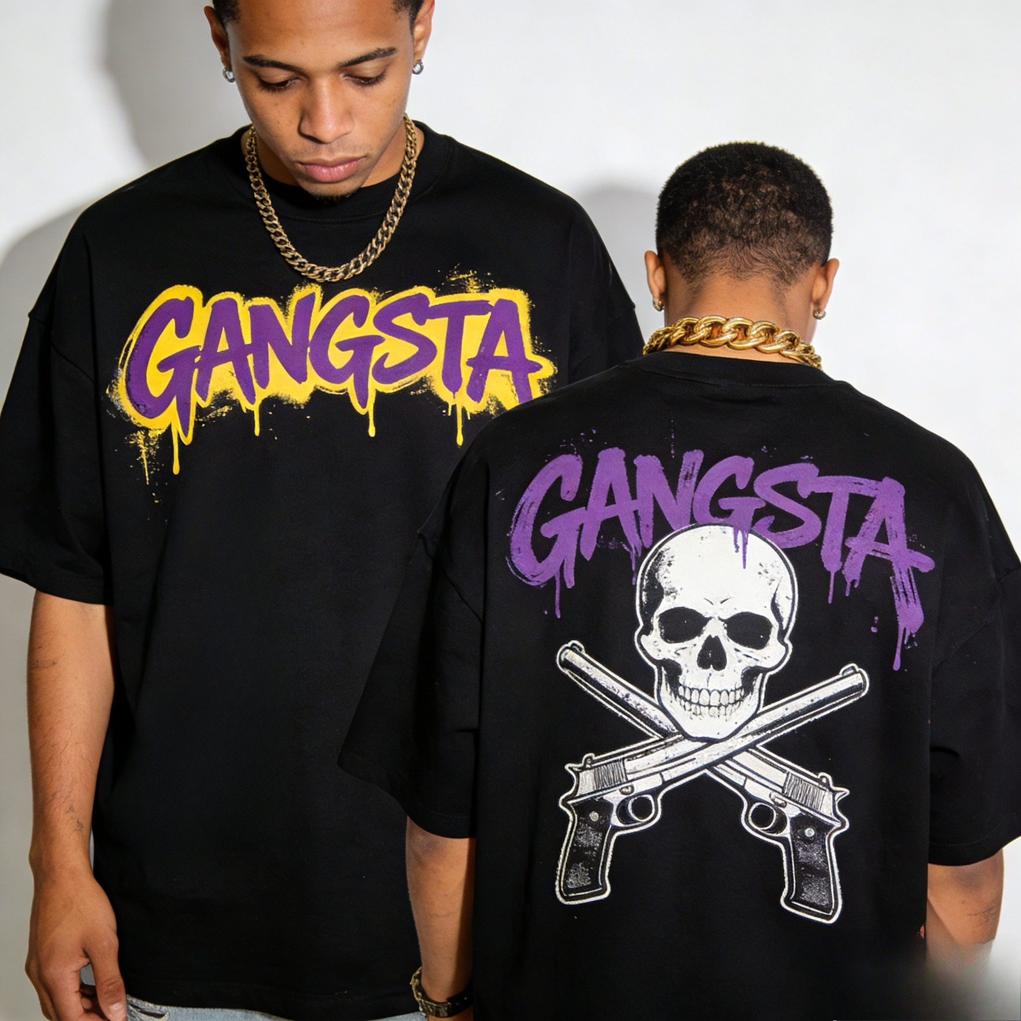 2026 Dice Graffiti Print T Shi - Korean Men Lifestyle avis et prix