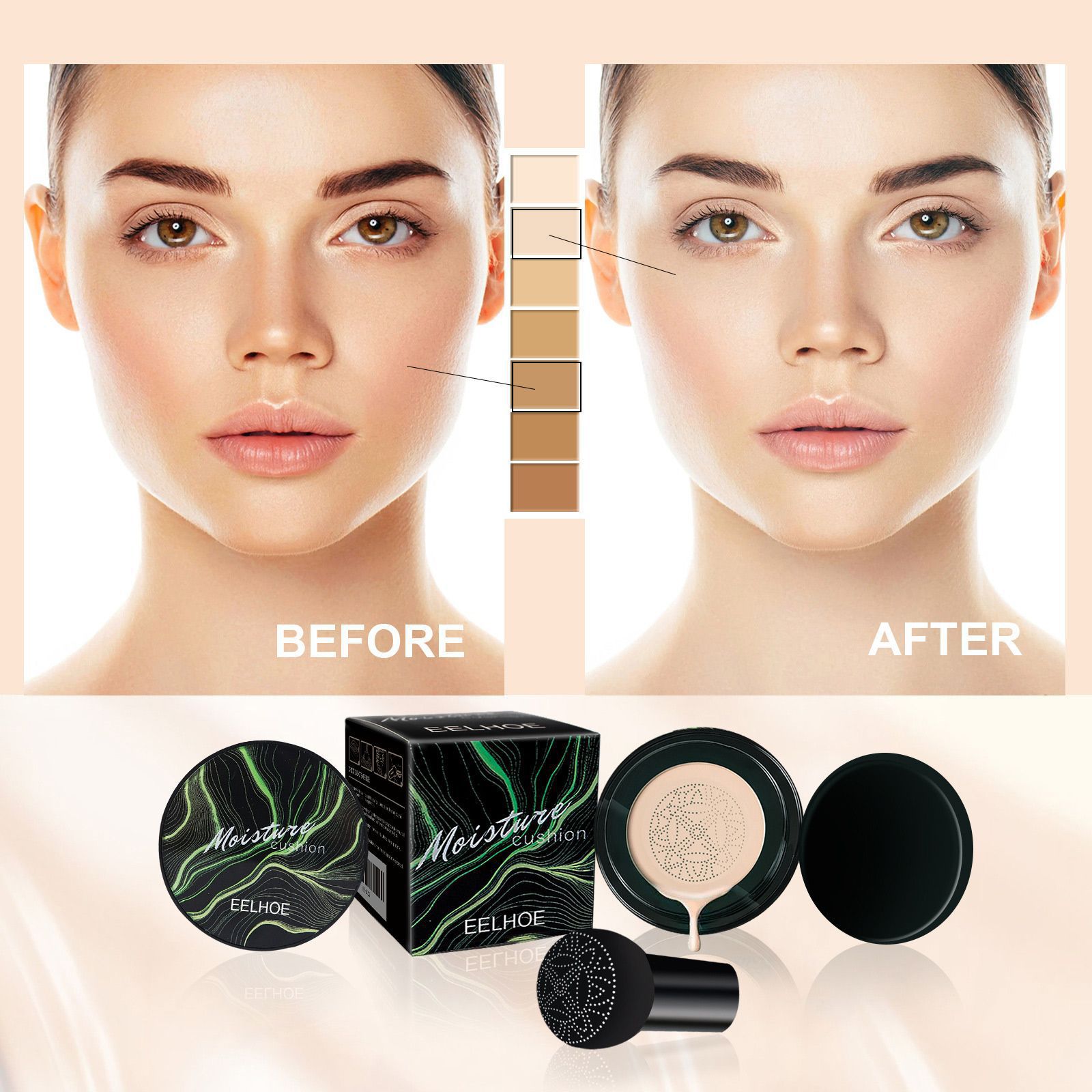 EELHOE Mushroom Head Air Cushi - Bb Cushion Korean avis et prix